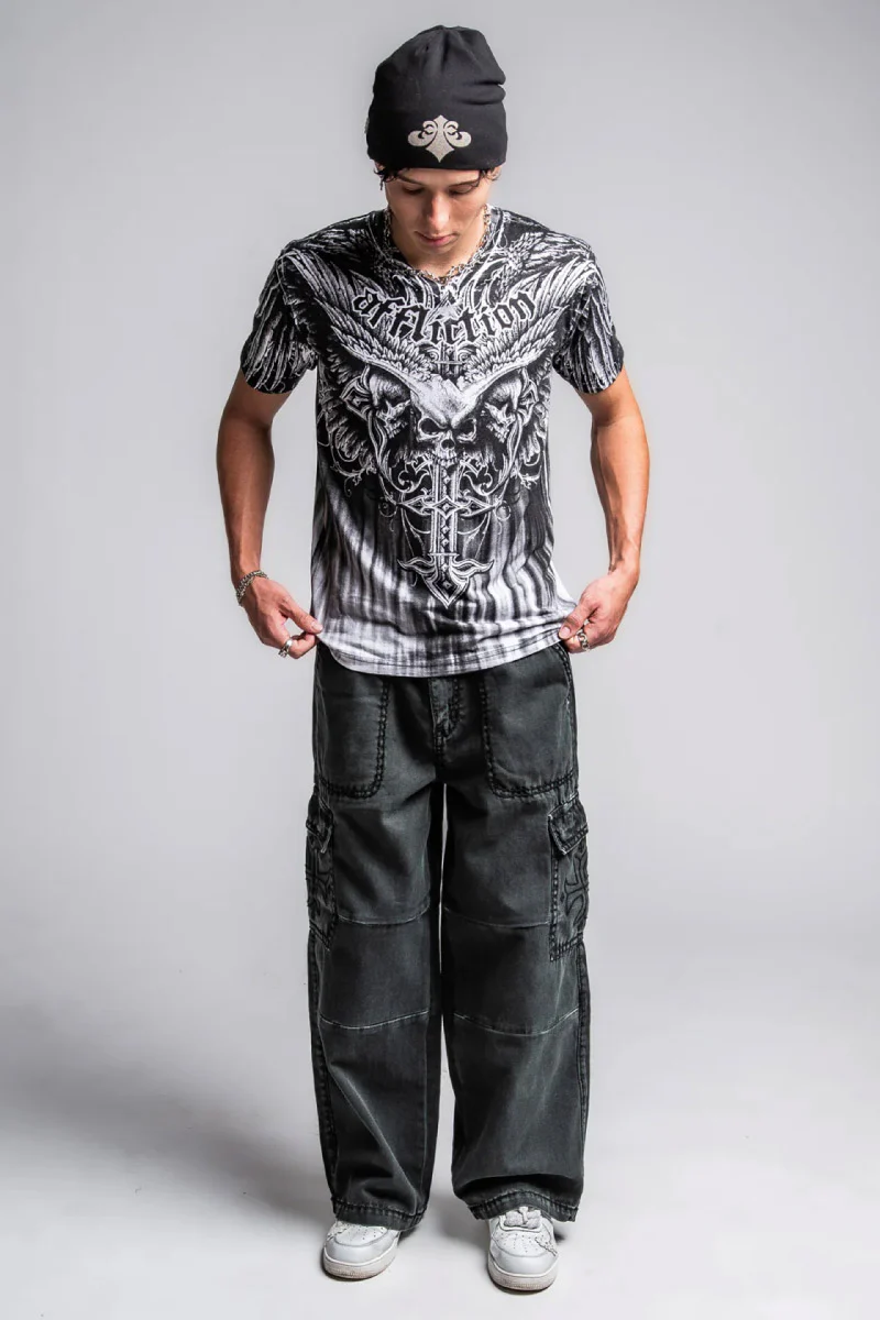 Death Eyes V neck Tee - Image 3