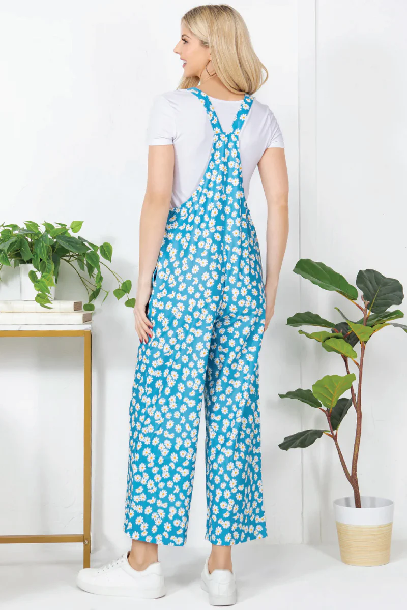 Daisy Flower Corduroy Overalls - Image 4