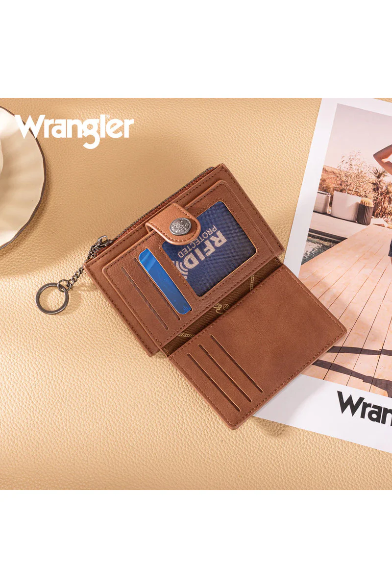 Bi-Fold Wallet with Key Ring - Image 3