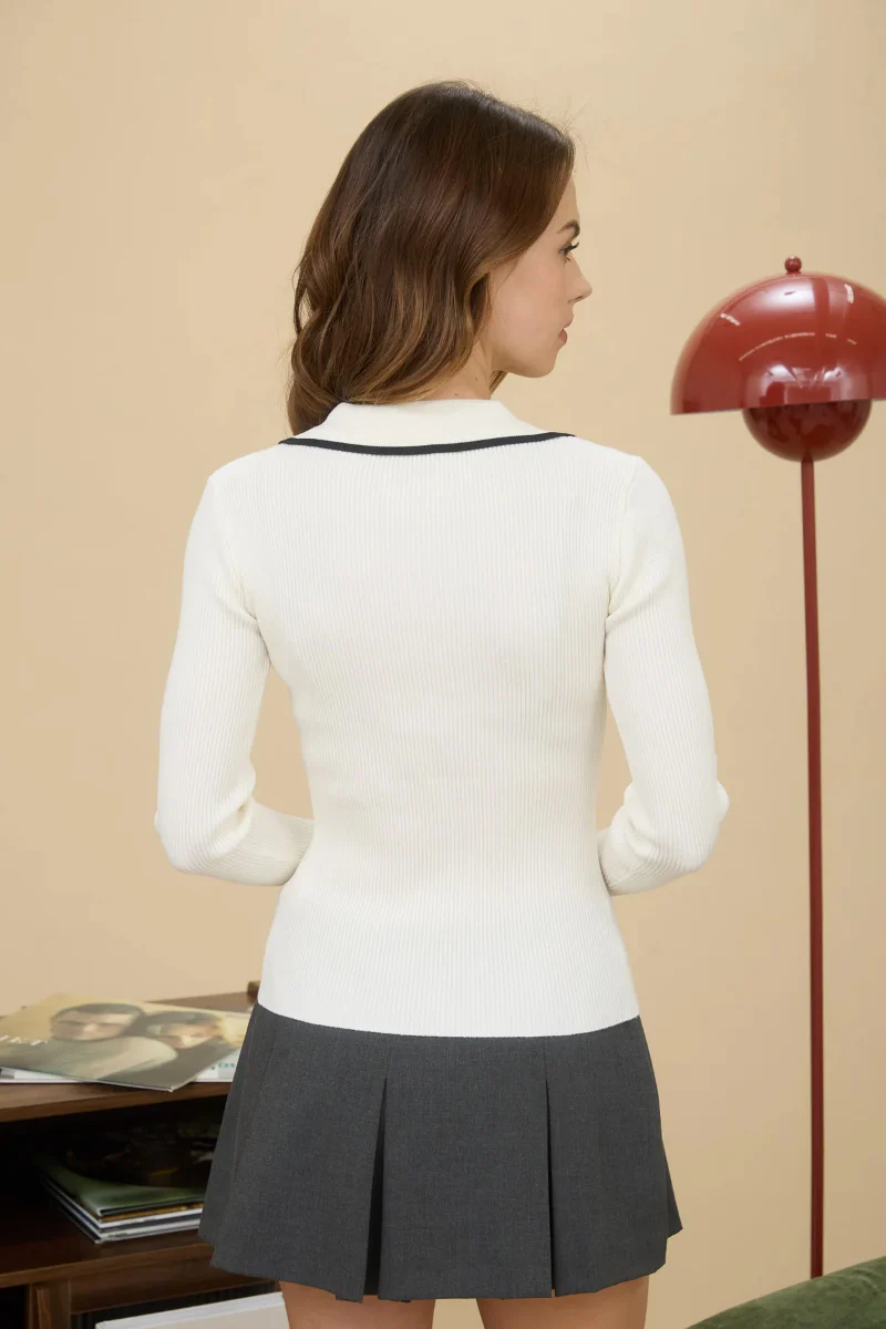 Academia Knit Top - Image 2