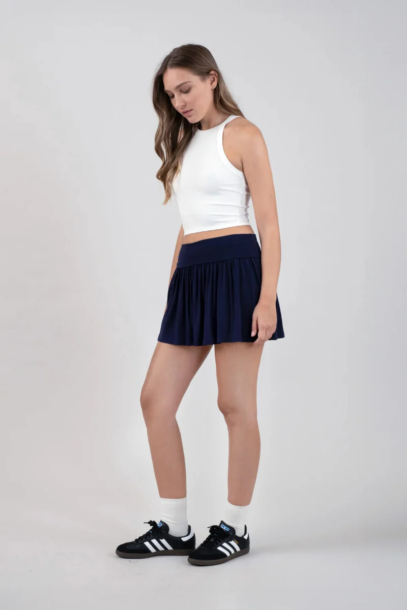Crop Halter Tank Top - Image 3