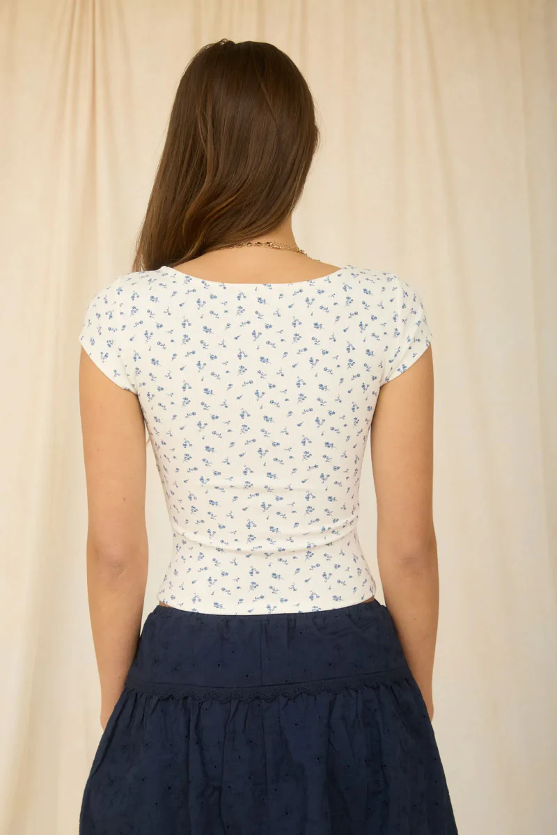 Ditsy Floral Top - Image 2