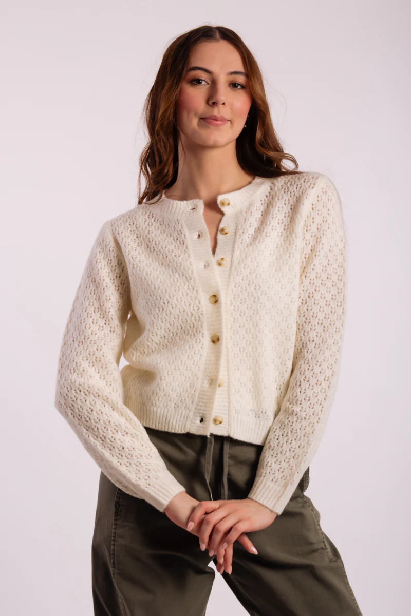 Eyelet Cardigan - Image 3