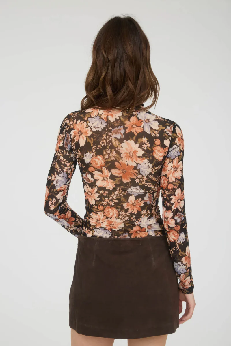 Floral Sheer Top - Image 2