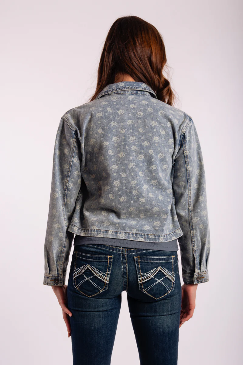 Flower Memory Denim Jacket - Image 2