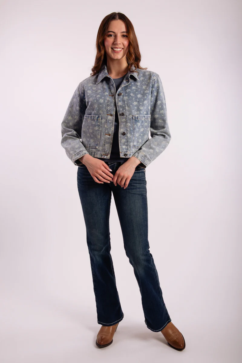 Flower Memory Denim Jacket - Image 3