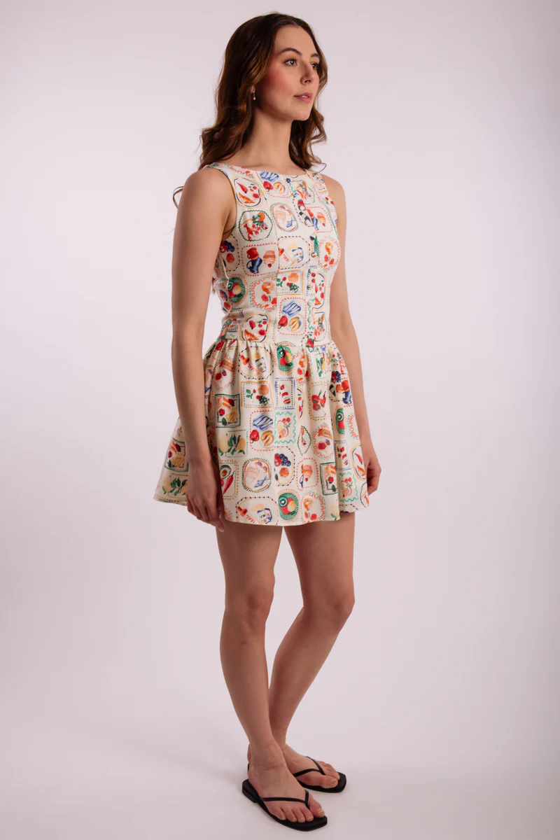 Mediterranean Mini Dress - Image 3