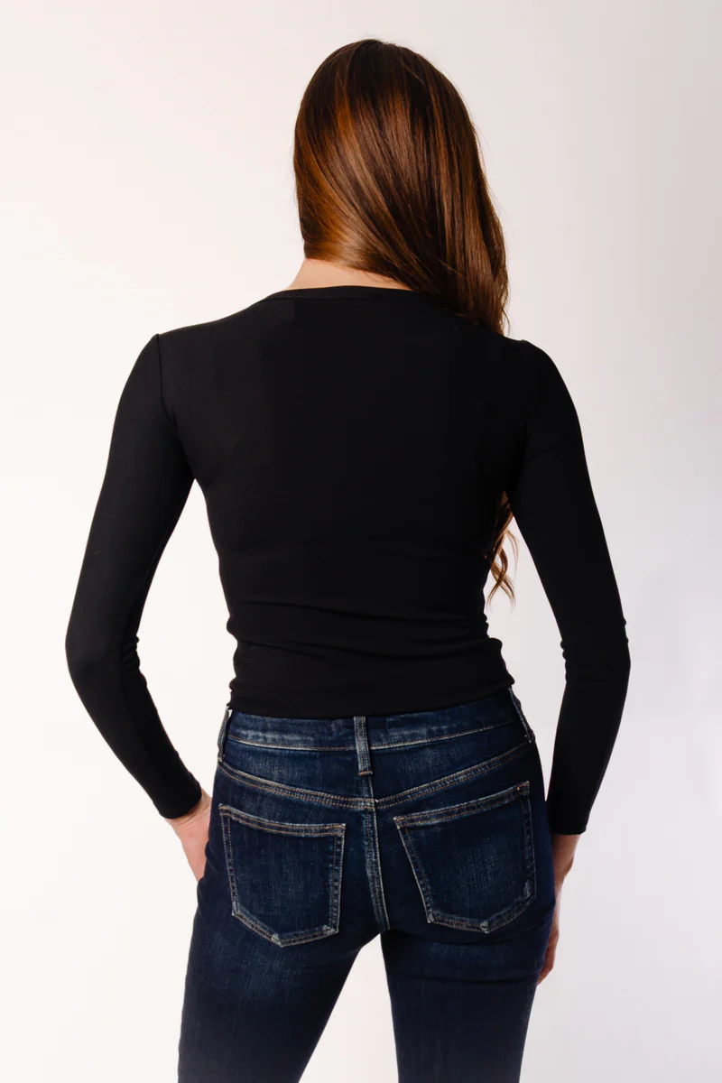 Ribbed Henley - Image 4