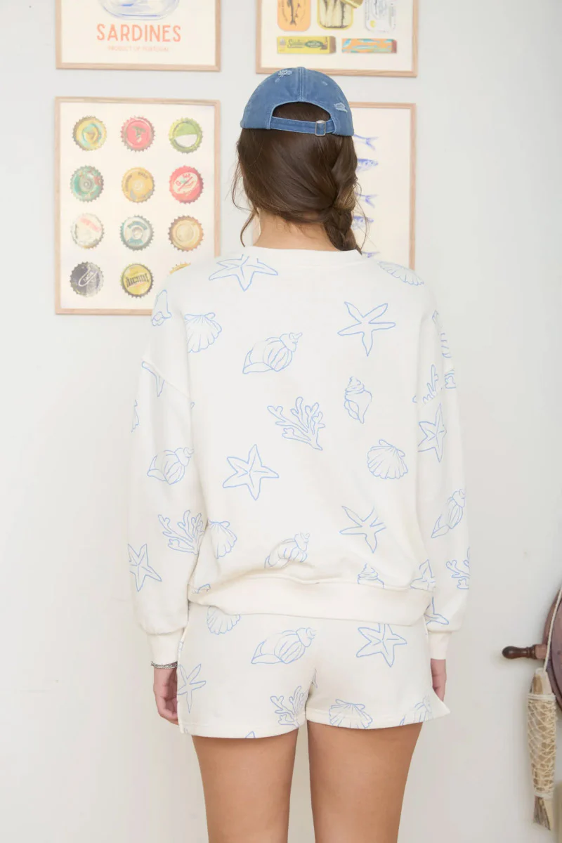 Sea Motif Sweatshirt - Image 2