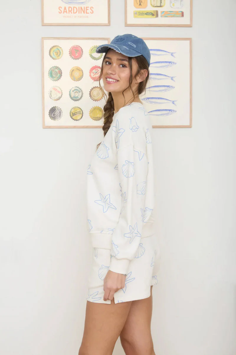 Sea Motif Sweatshirt - Image 3