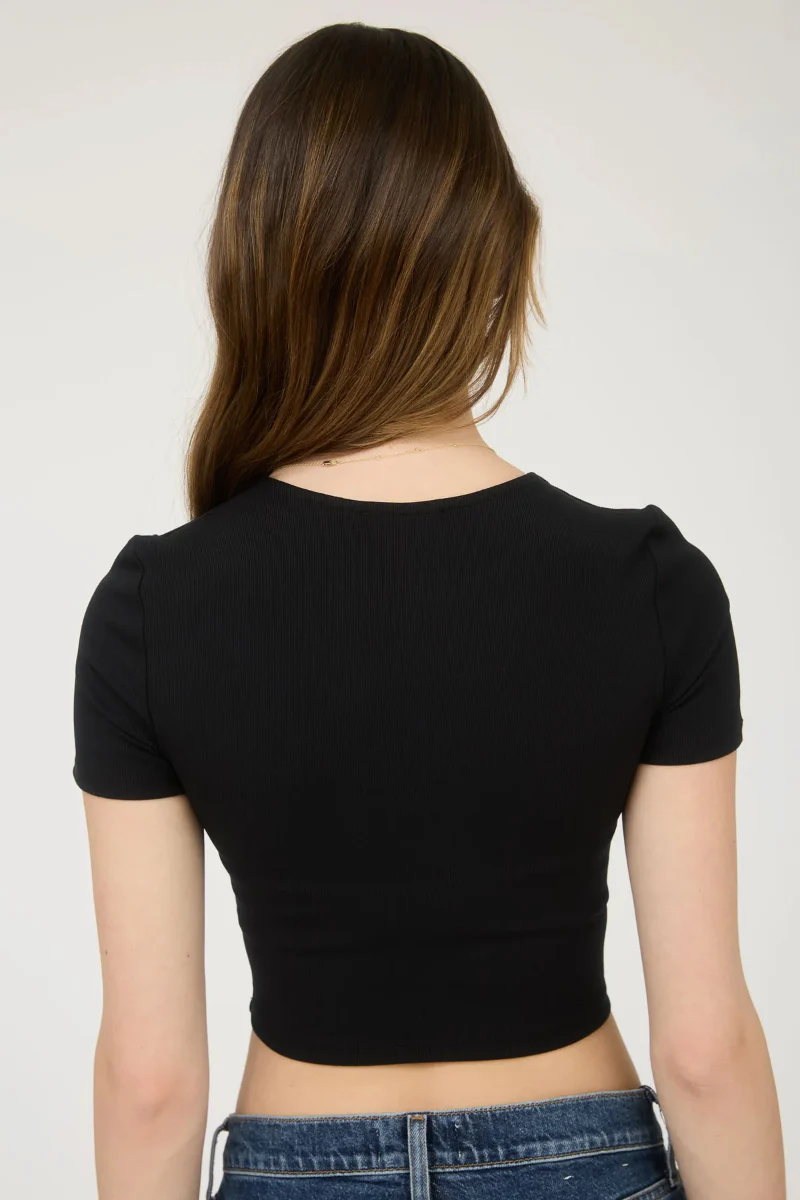 Seamless Crop Tee - Image 2