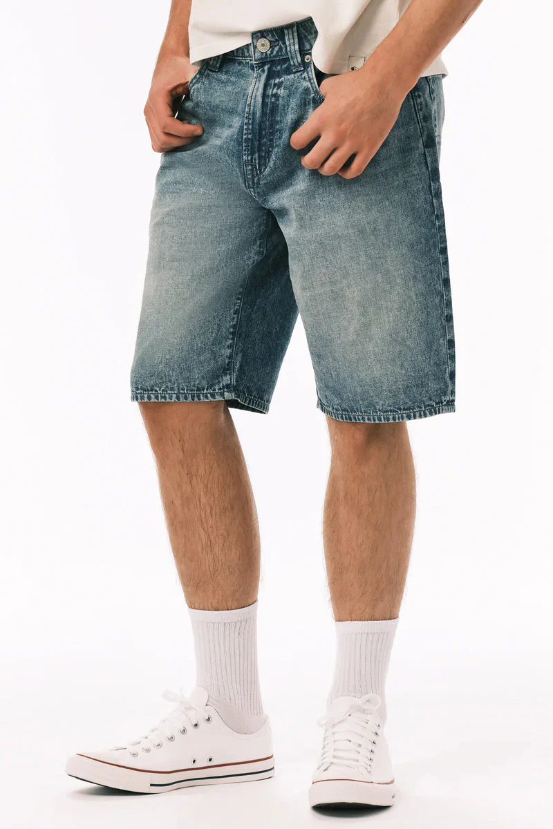 Dean Relaxed Straight Denim Shorts - Image 4