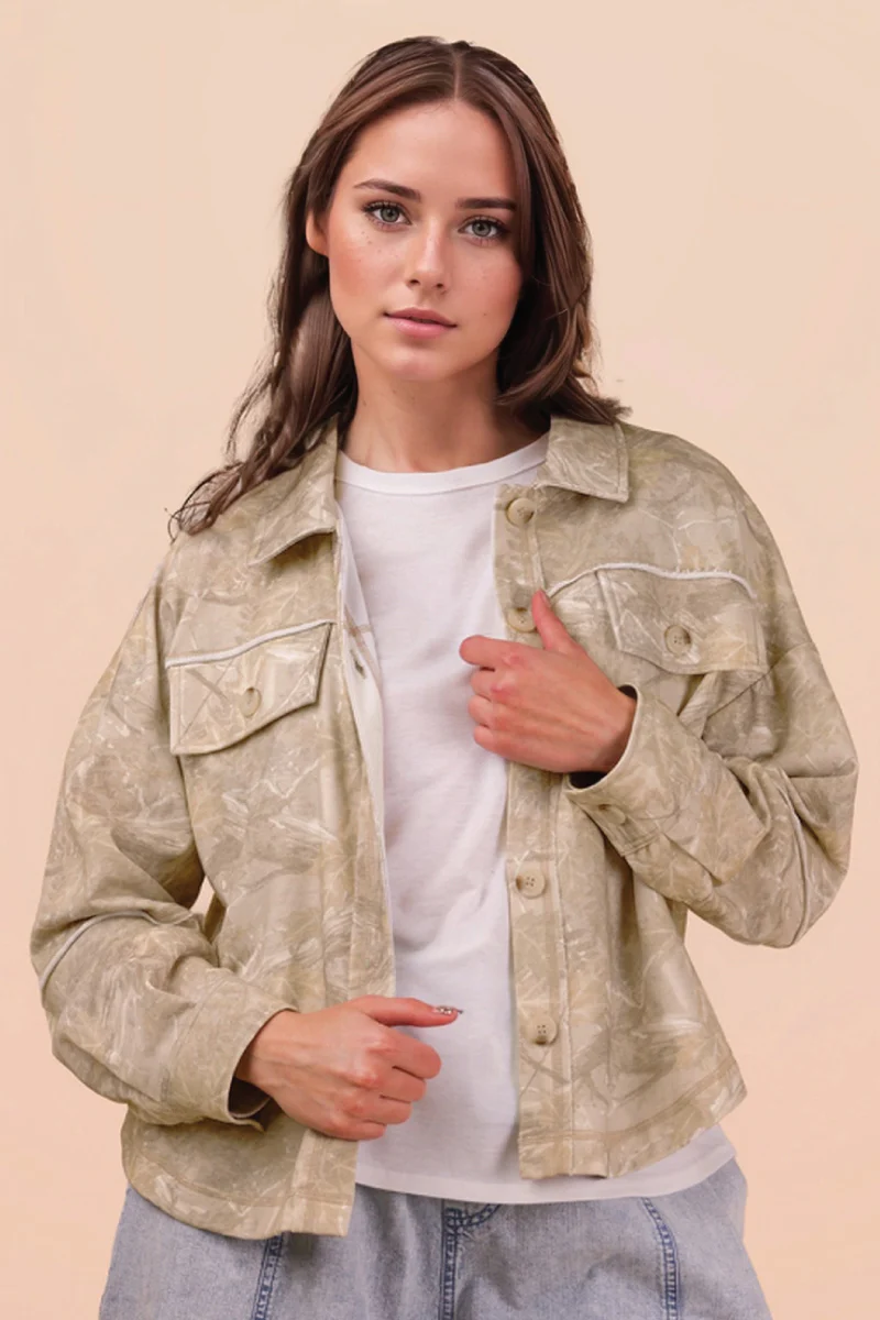 Camo Shacket