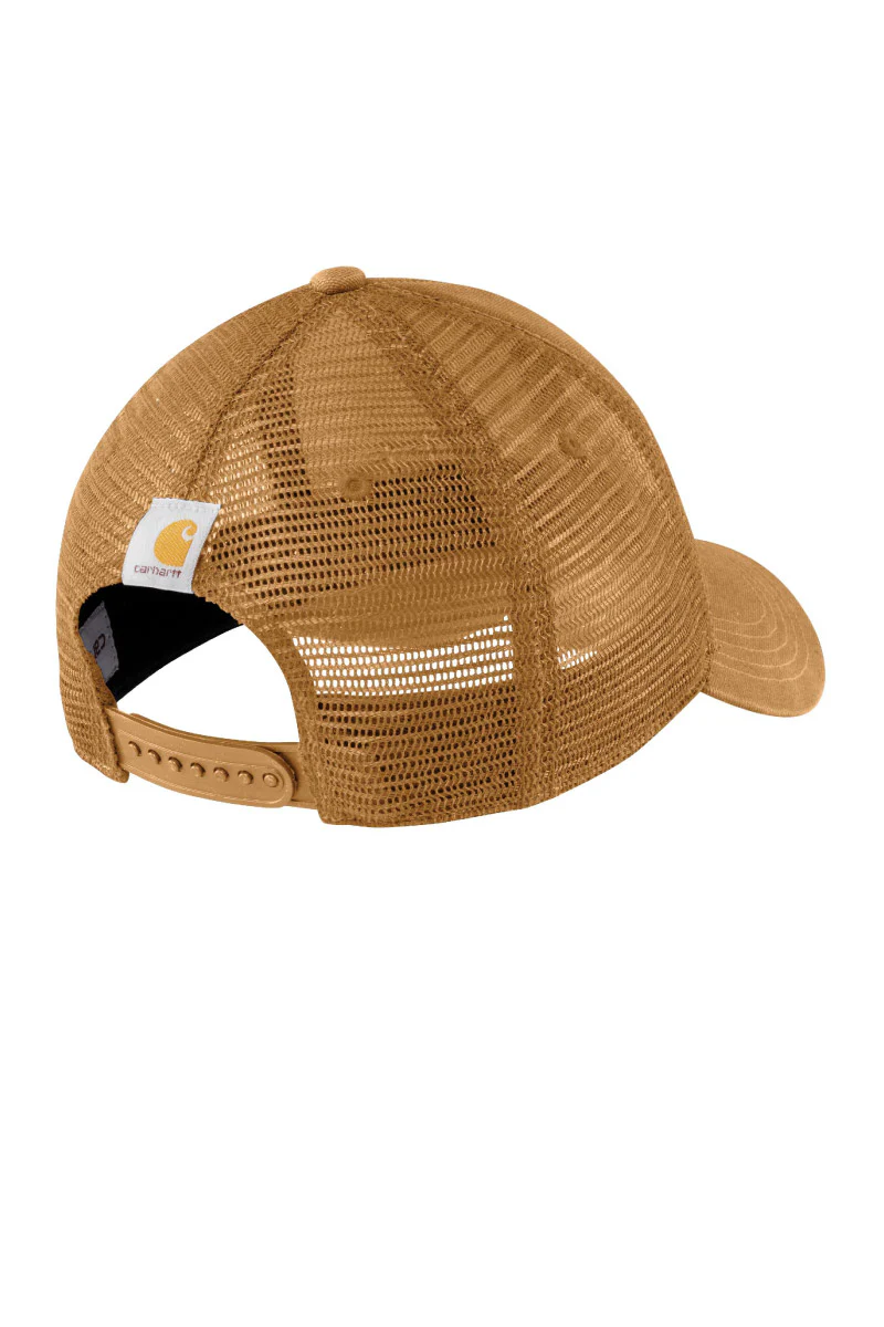 Canvas Mesh Back Logo Cap - Image 2