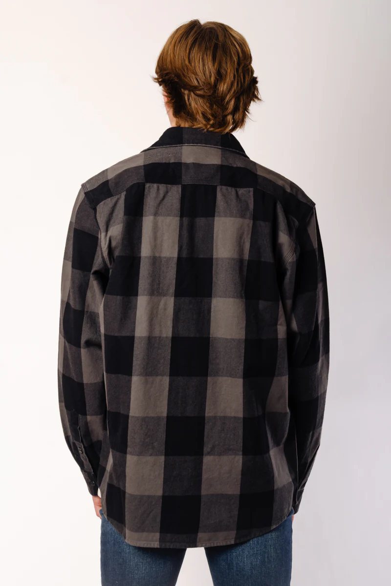 Heavyweight Flannel Plaid Shirt - Image 2