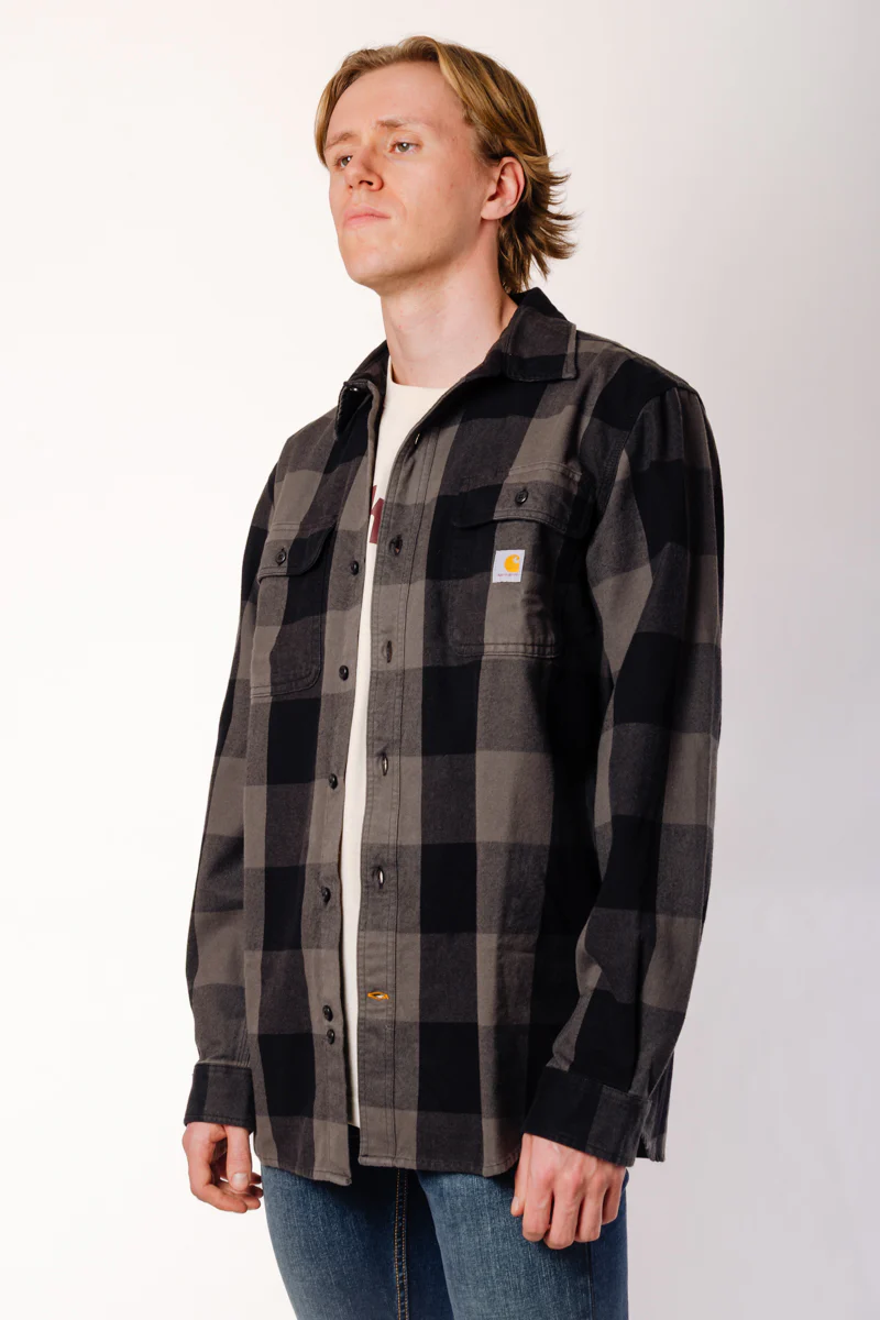 Heavyweight Flannel Plaid Shirt - Image 3