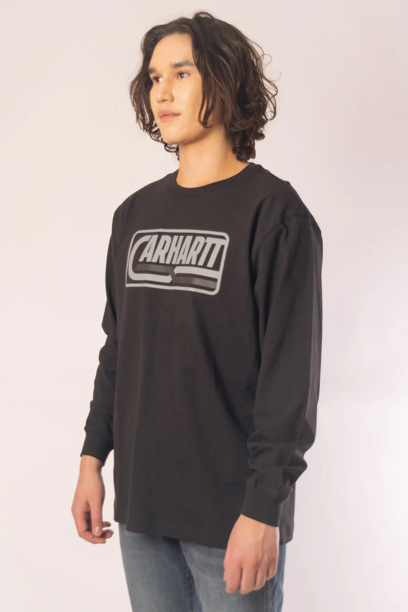 Loose Fit Logo Graphic Long Sleeve - Image 4