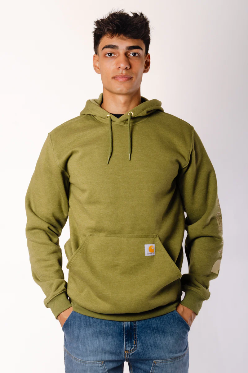 Logo Sleeve Hoodie