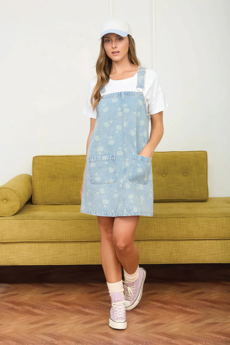 Dandelion Days Overall Dress - Image 2