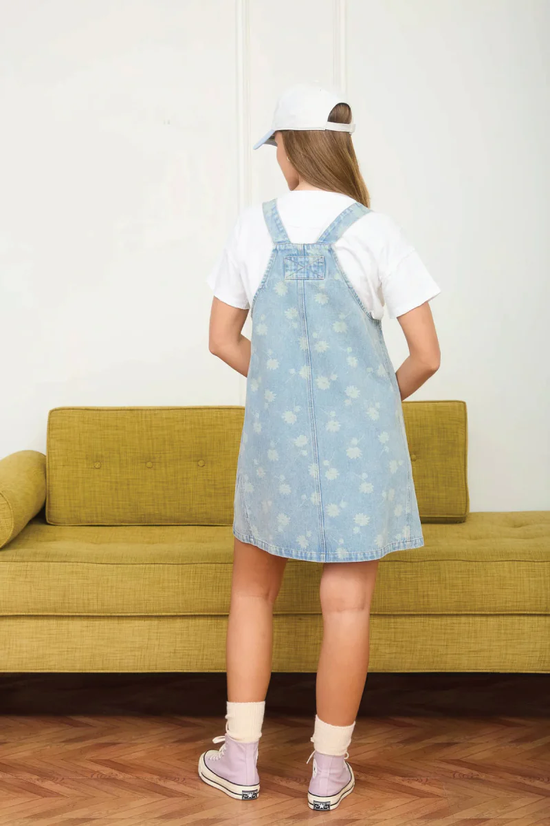 Dandelion Days Overall Dress - Image 4