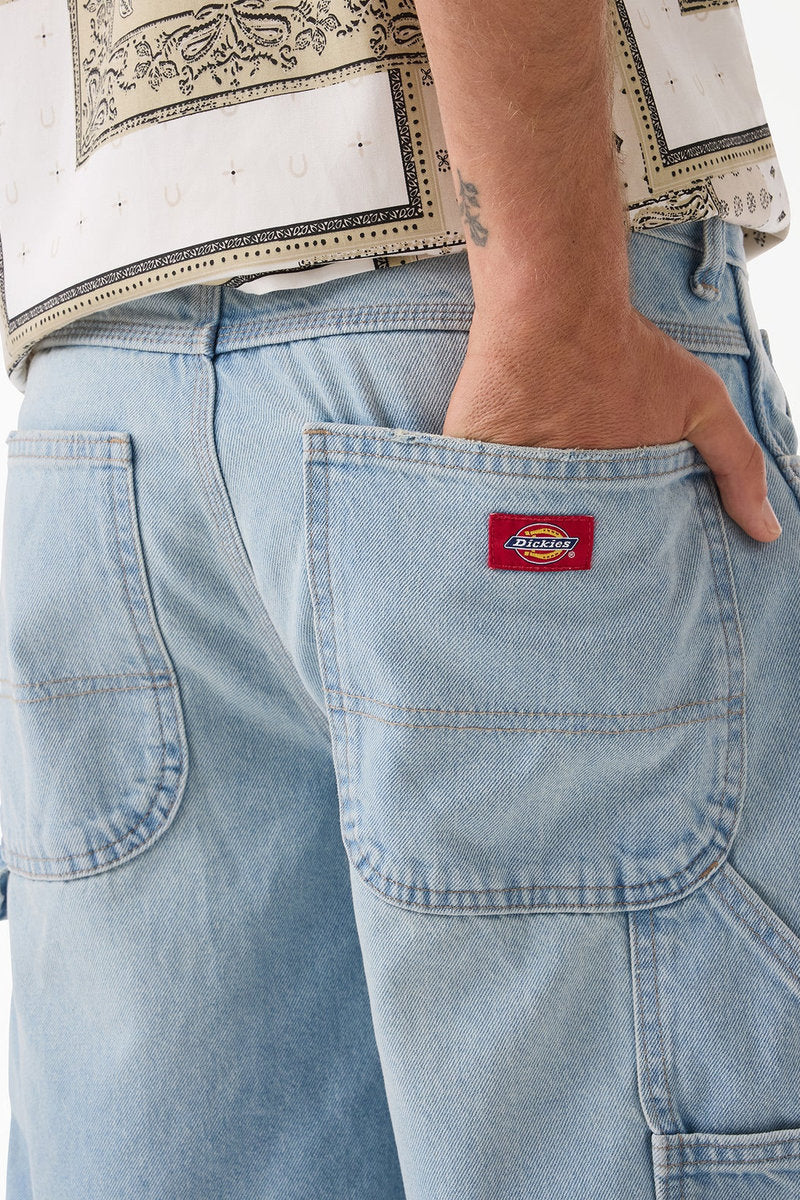 Worn In Relaxed Carpenter Denim Shorts 13" - Image 4