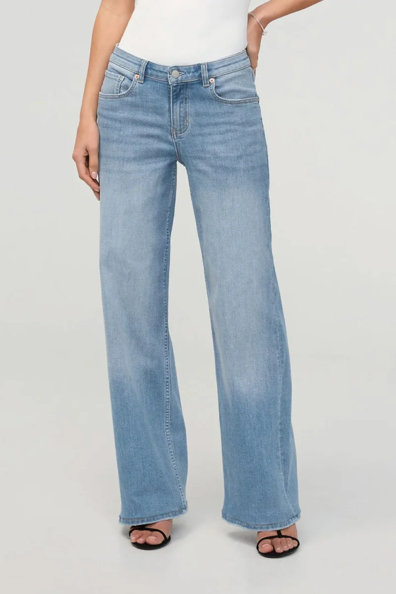 Performance Denim+Mid Rise Loose Straight Jeans - Image 4