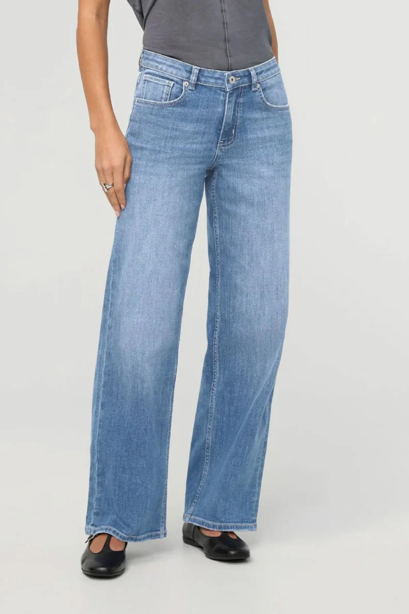 Performance Denim+ Mid Rise Loose Straight Jeans - Image 4