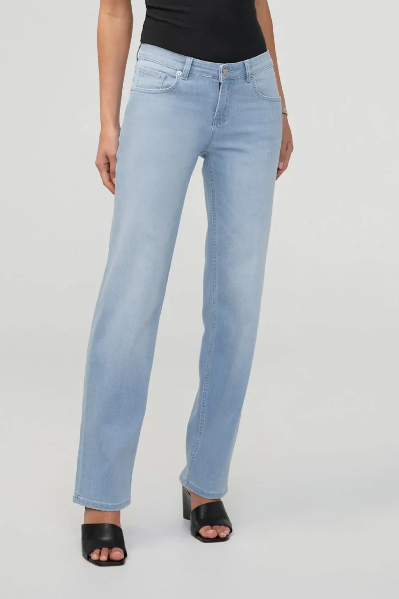 Performance Denim Mid Rise Straight - Image 4