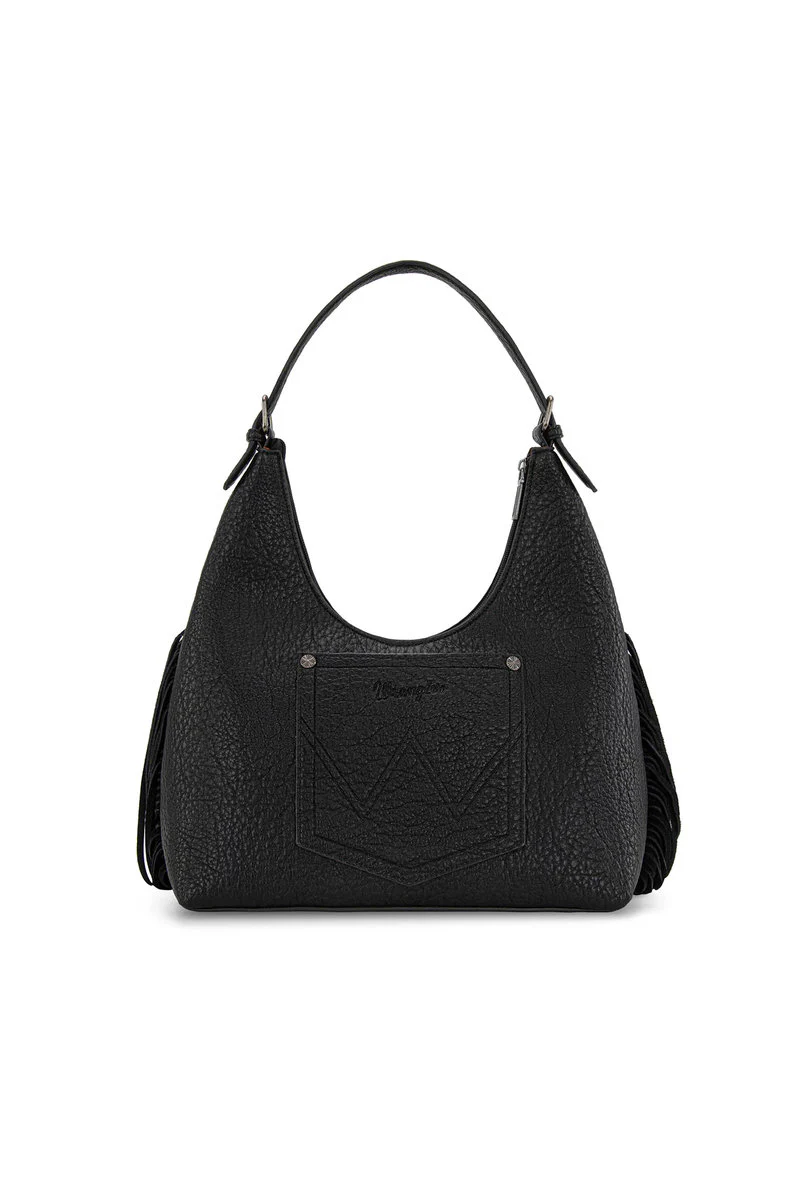 Fringe Floral Tooled Hobo - Image 4