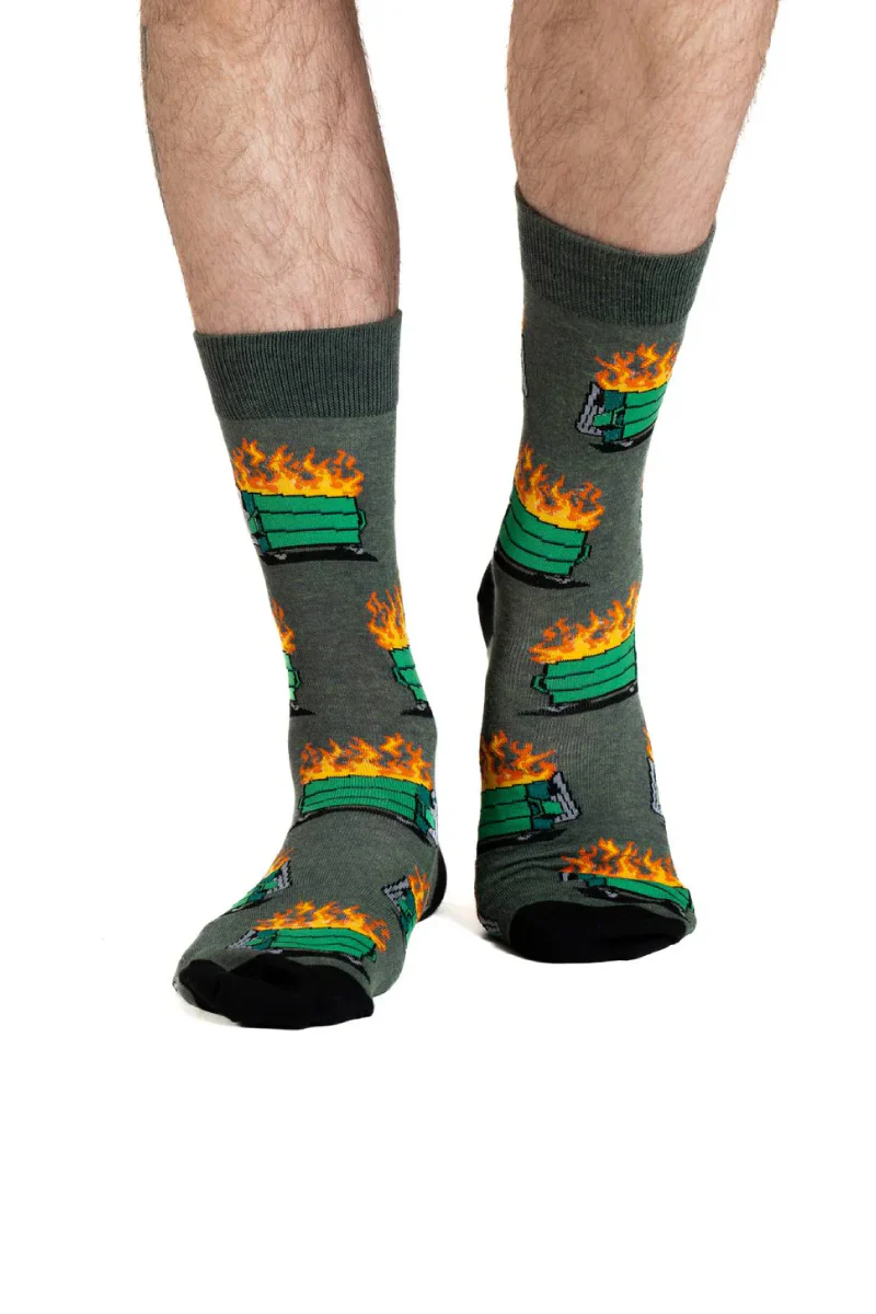 Dumpster Fire Sock - Image 2