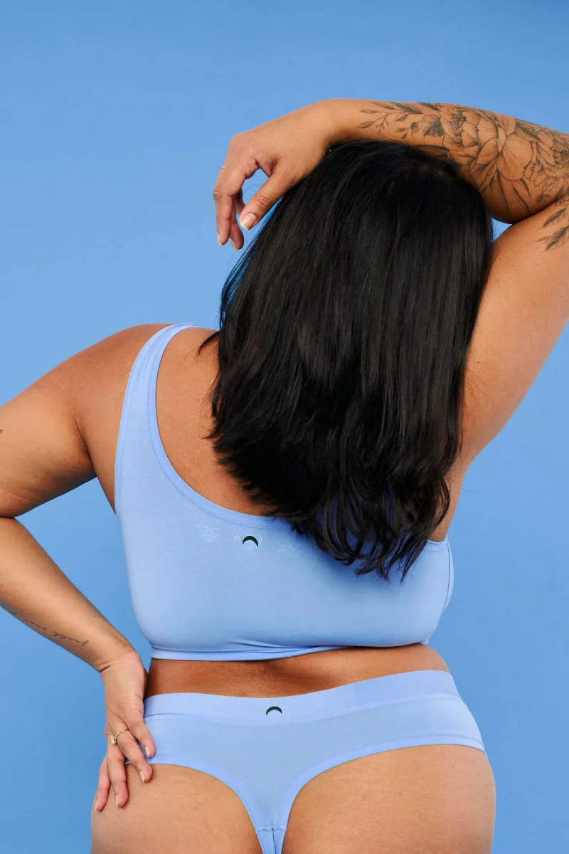 Sporty Bralette - Sky Blue - Image 2