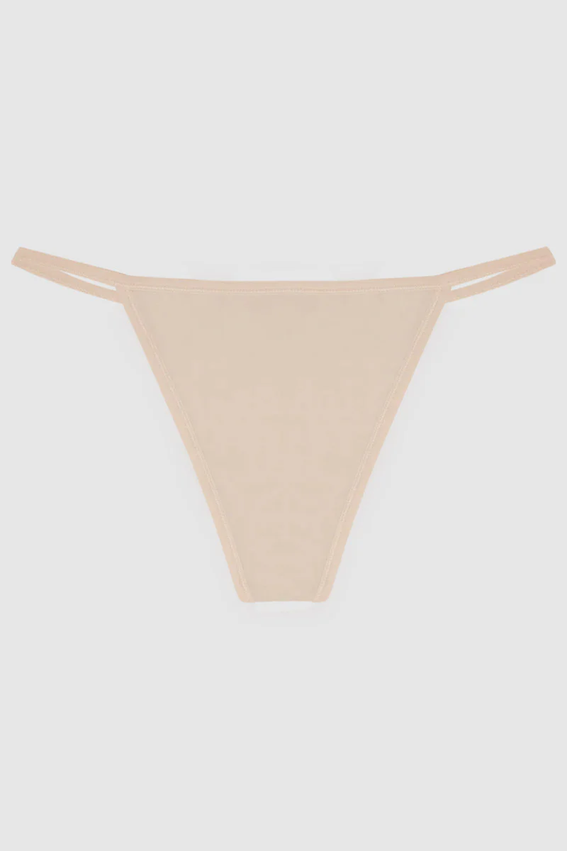String Thong - Beige