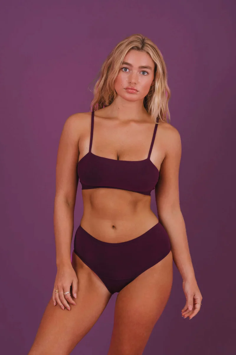Tata Bralette - Plum - Image 2