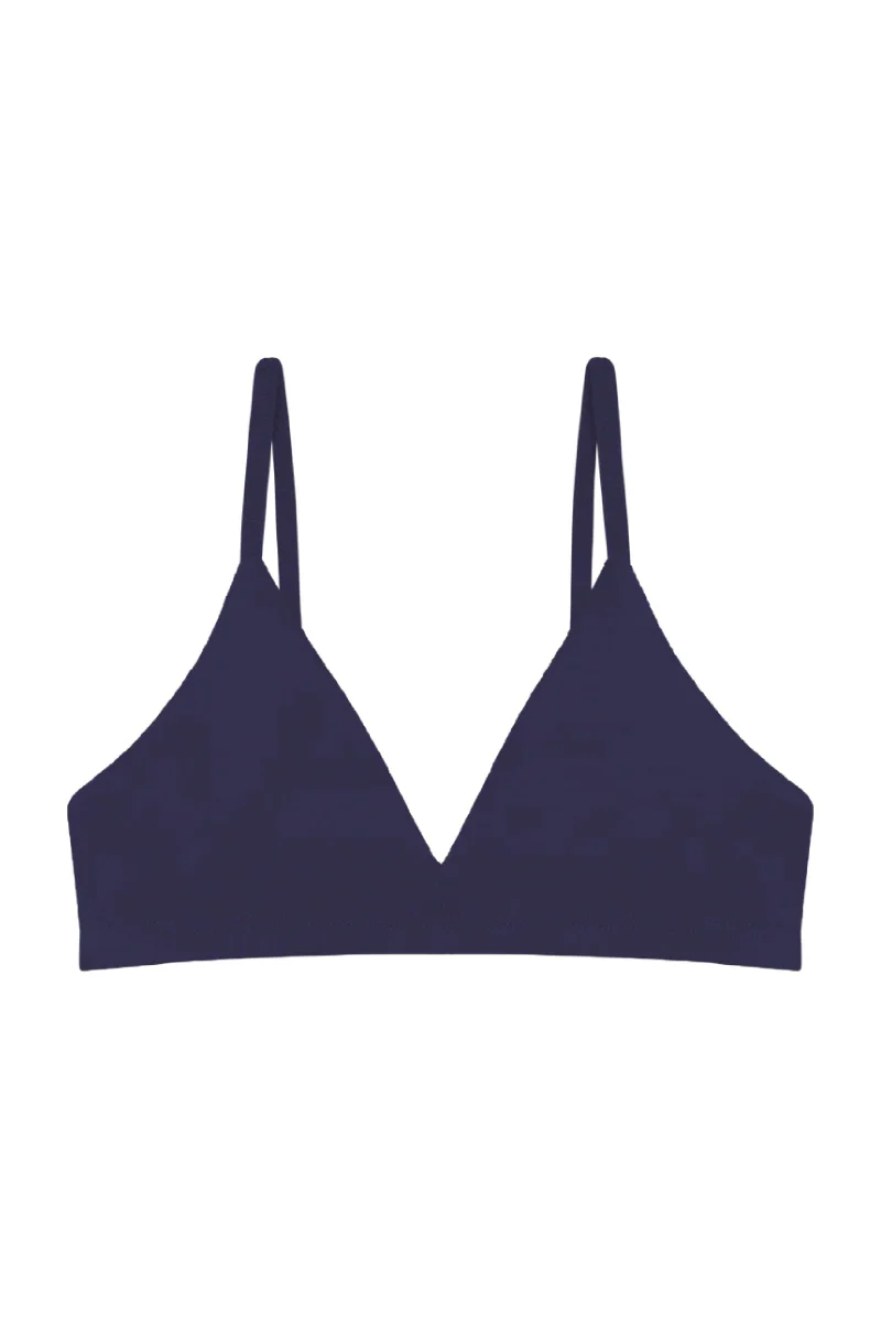 Triangle Bra - Navy - Image 3