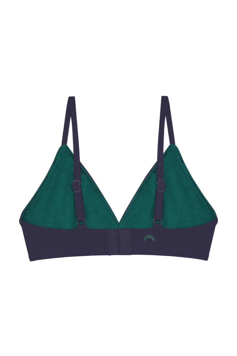 Triangle Bra - Navy - Image 4