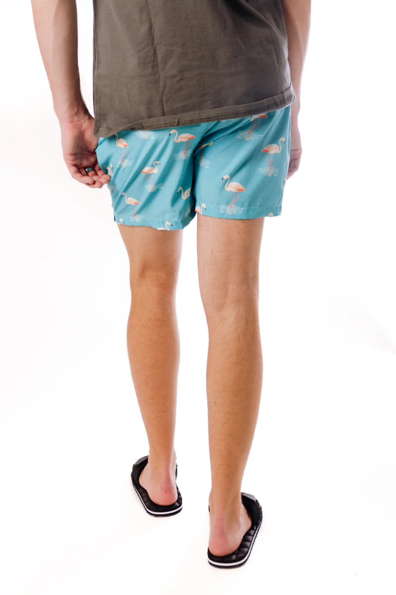 Flamingo Flock Swim Shorts - Image 4
