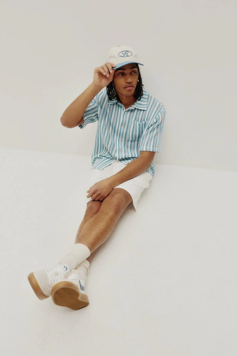 Crochet Stripe Shirt - Image 3