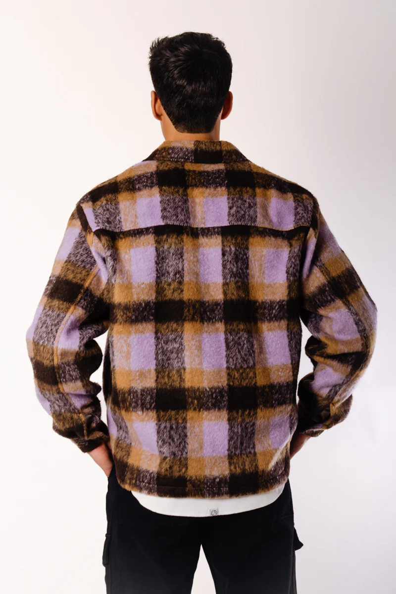 Plaid Overshirt Jacket - Image 2
