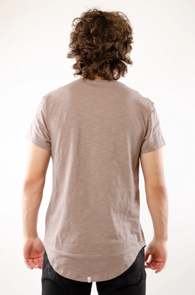 Slub Hi-Lo Tee - Image 4