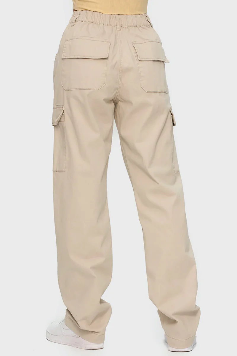 Straight Cut Cargo Pants - Image 3