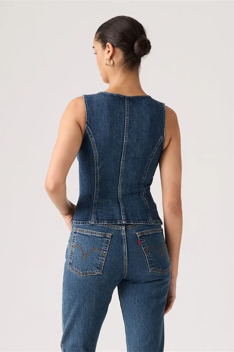 Sculpted Sleeveless Top - Image 2