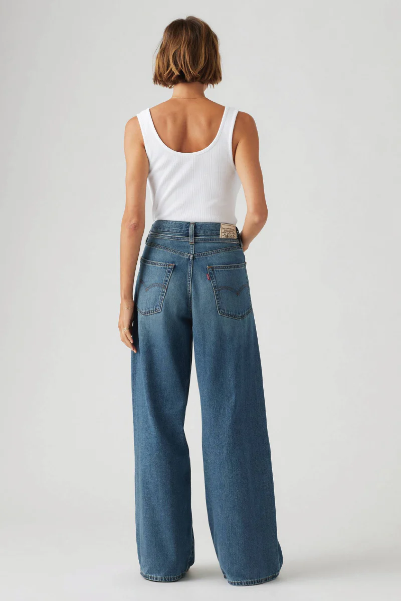 XL Straight Cotton Linen Jeans - Image 4