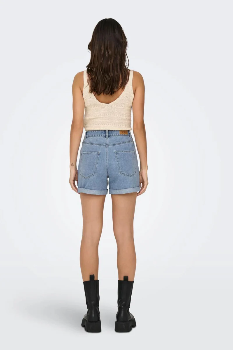 Vega High Waisted Mom Shorts - Image 2