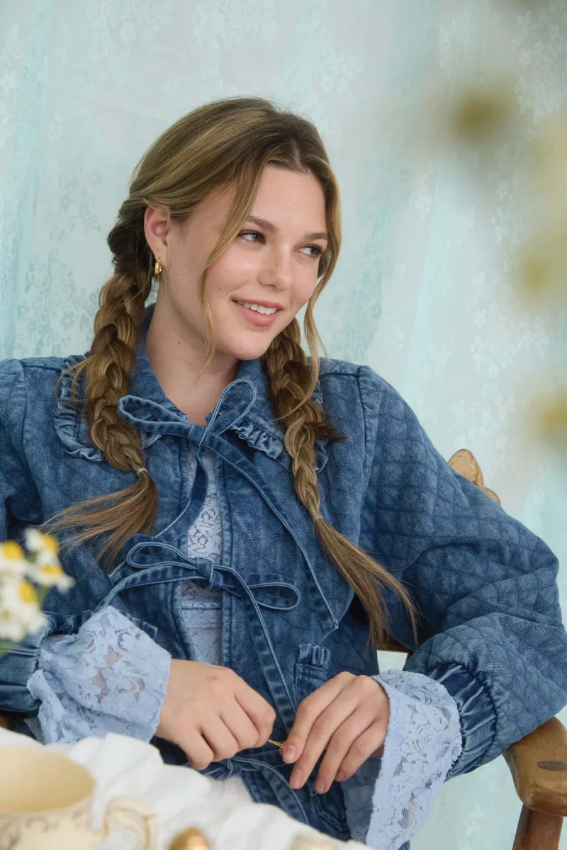 Quilted Tie Jacket - Image 4