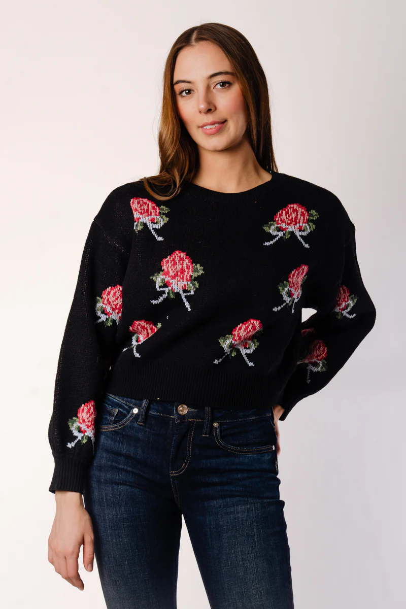 Roses & Bows Sweater - Image 2