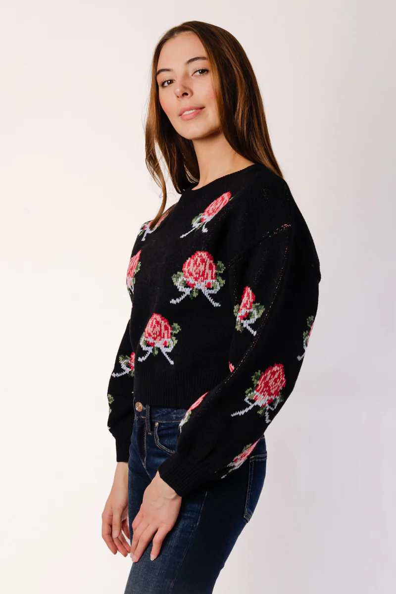 Roses & Bows Sweater - Image 3