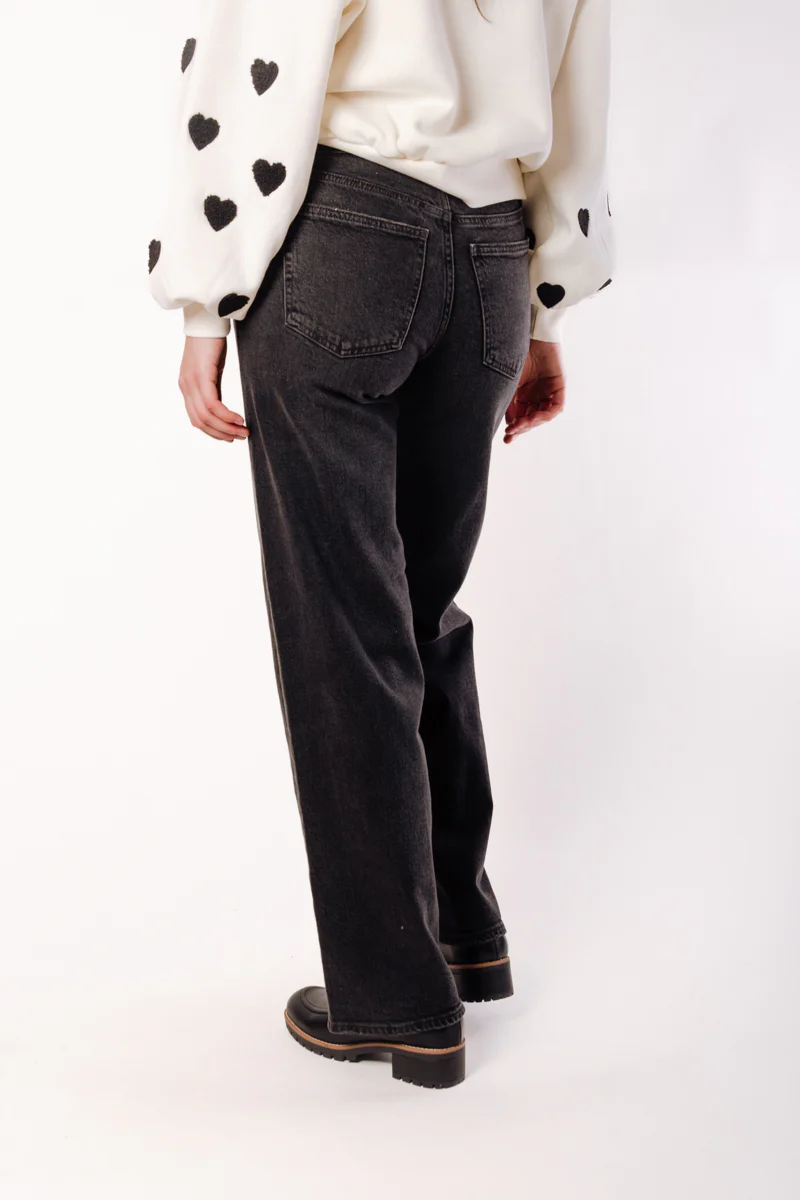 Loose & Low Straight Jeans - Image 4