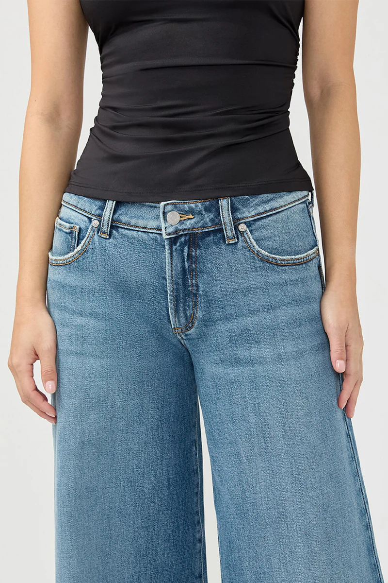 Low Rise Wide Leg Baggy Skater Jeans - Image 4