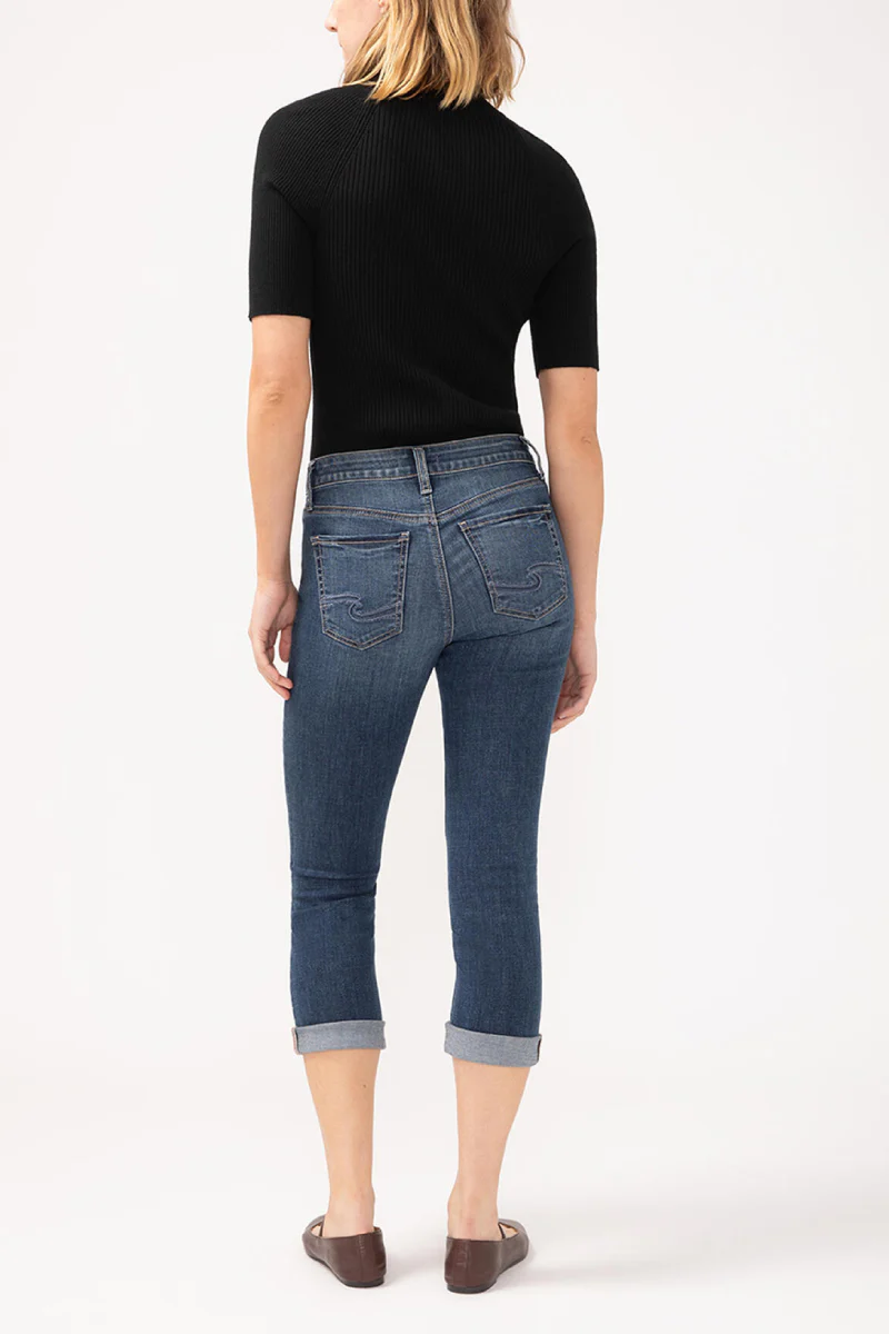 Suki Mid Rise Capri Jeans - Image 2