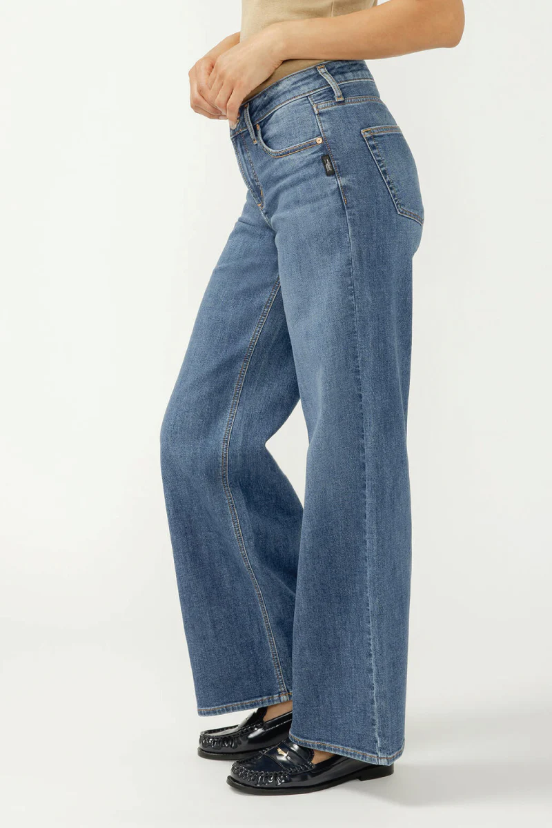Suki Mid Rise Wide Leg Jeans - Image 2